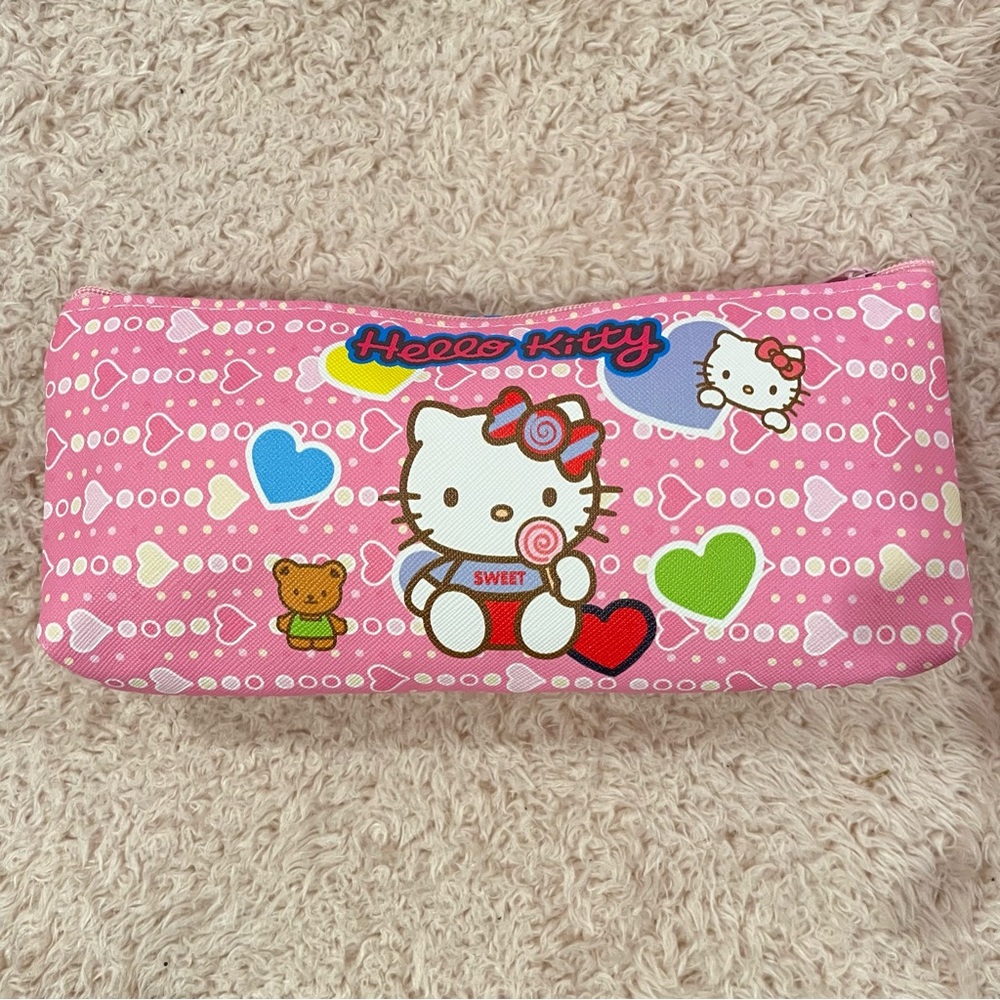 Hello Kitty Hearts Pencil Pouch